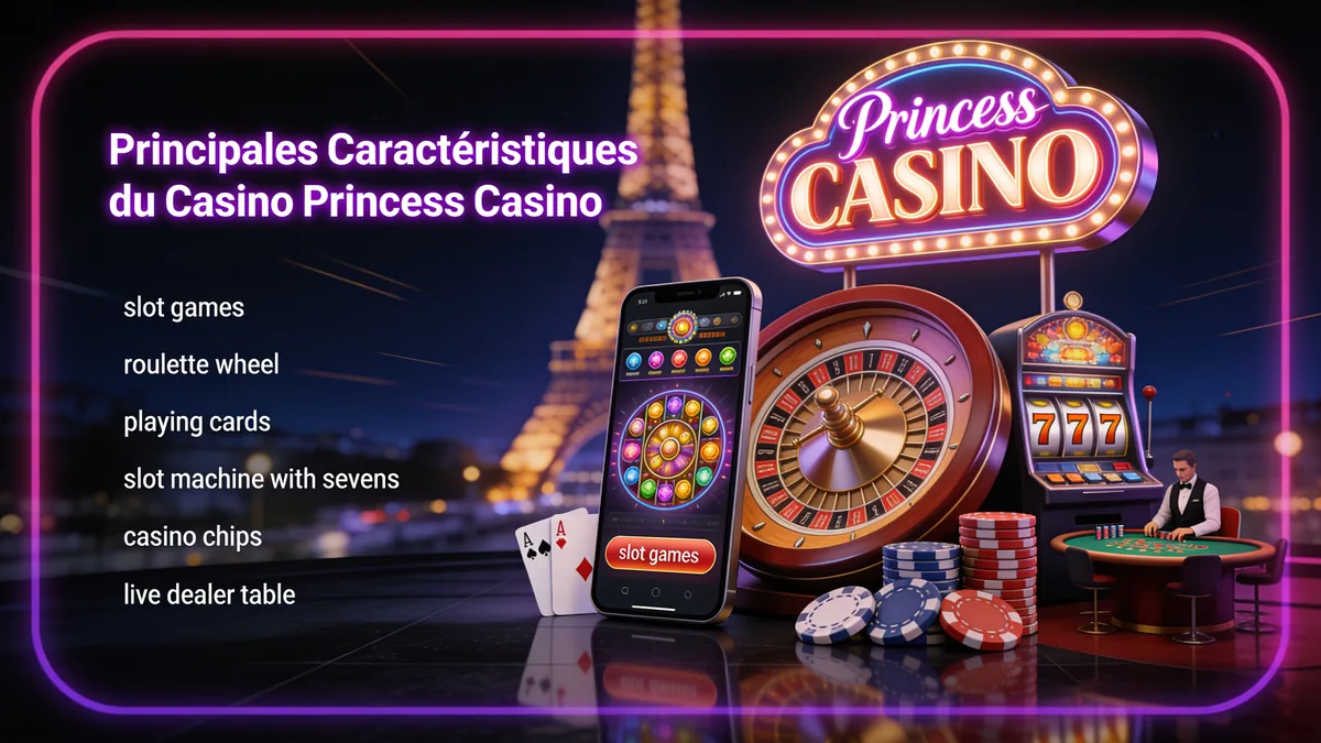 Principales Caractéristiques du Casino Princess Casino : guide princess casino pour les joueurs en France